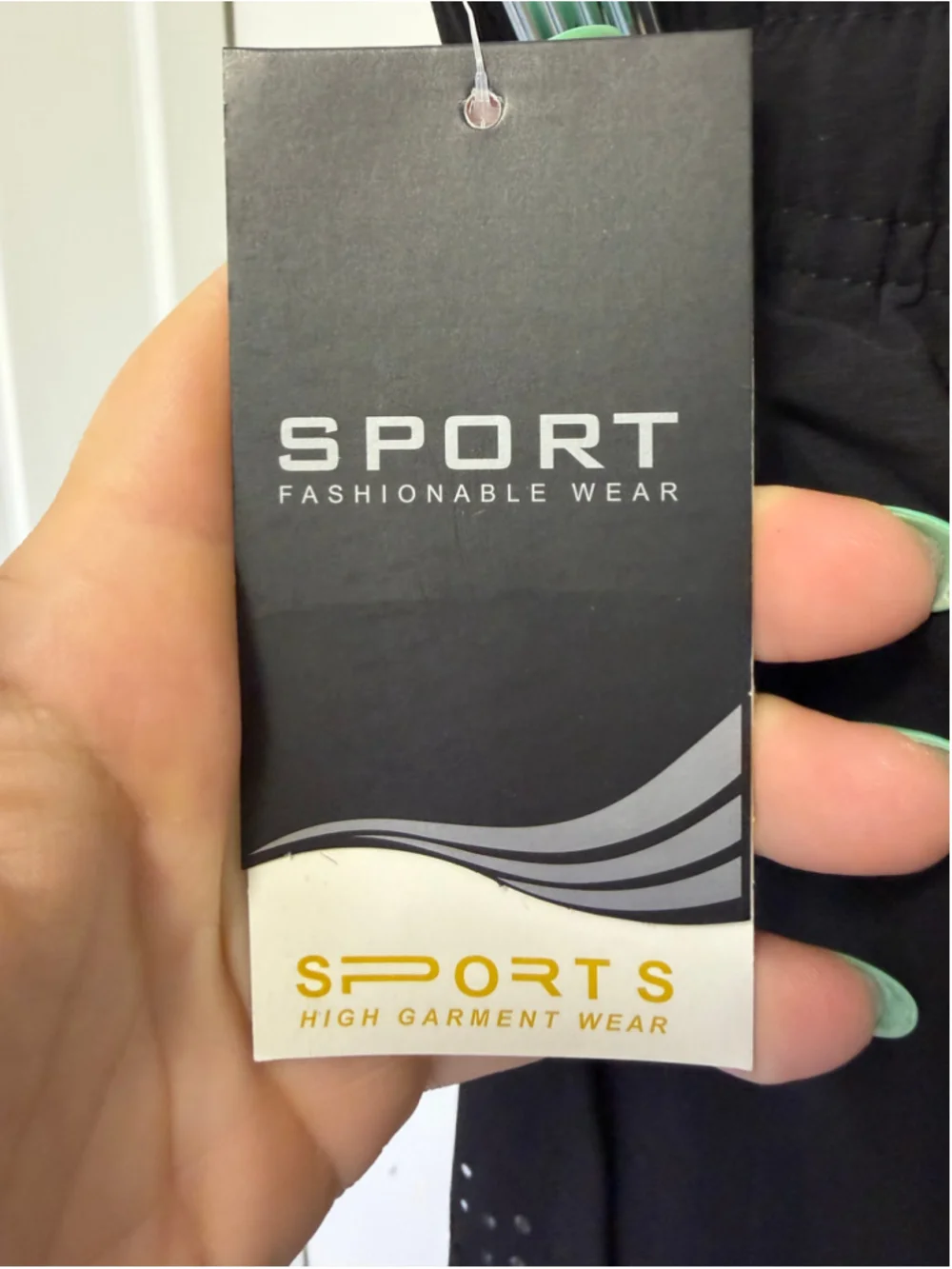 Apprivoise-moi Men’s Athletic Quick Dry Stretch Shorts Black L NWT